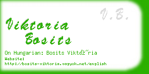 viktoria bosits business card